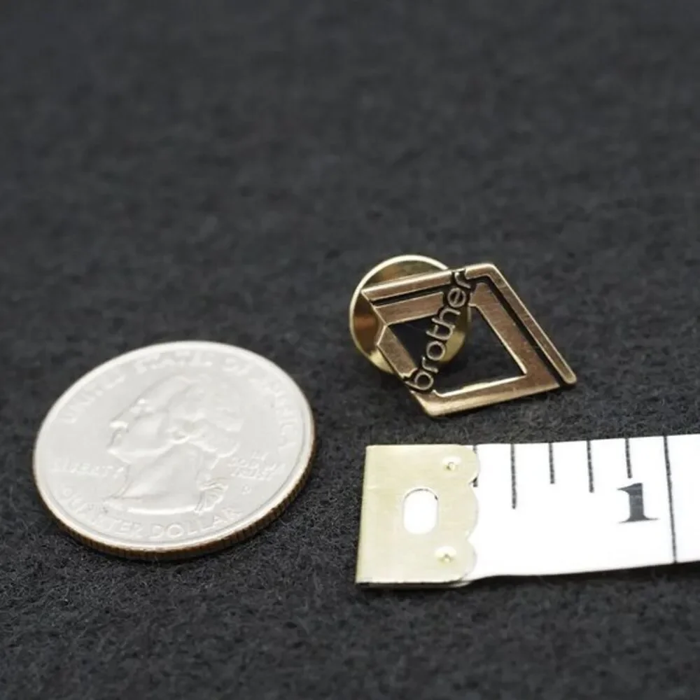 OC Tanner 10k Gold Brother Pin Tie Tack VTG